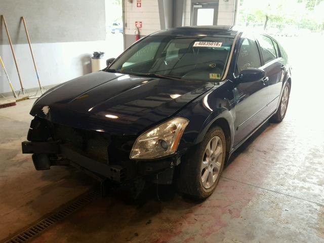 1N4BA41E87C836550 - 2007 NISSAN MAXIMA SE BLACK photo 2