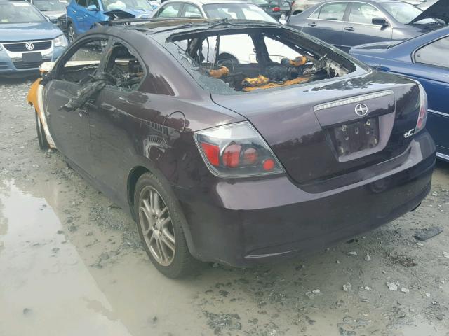 JTKDE167590277102 - 2009 TOYOTA SCION TC BURGUNDY photo 3