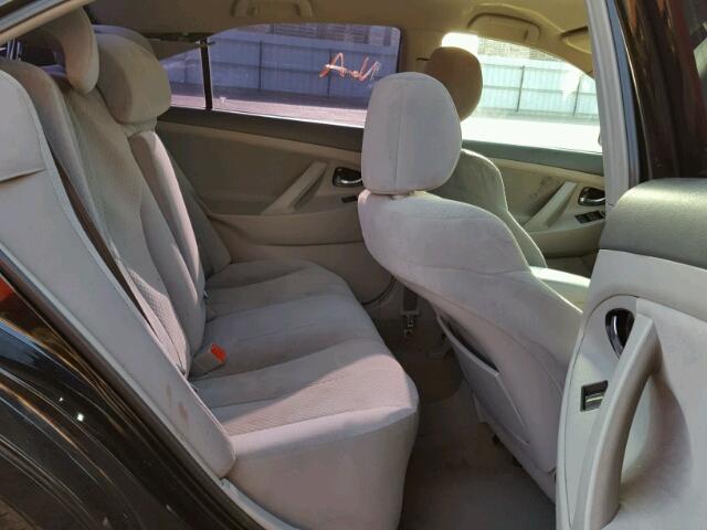 4T4BE46KX9R085270 - 2009 TOYOTA CAMRY BASE BLACK photo 6