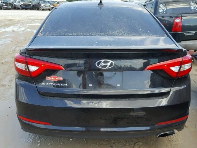 5NPE24AF7FH178087 - 2015 HYUNDAI SONATA SE BLACK photo 9