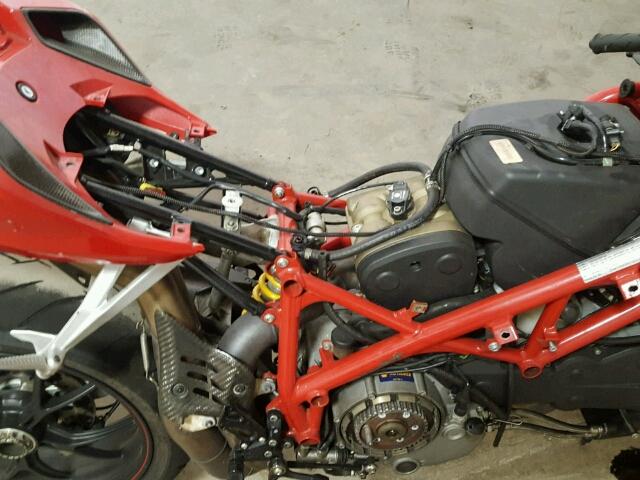 ZDM1XBEW67B004632 - 2007 DUCATI 1098 BASE RED photo 6