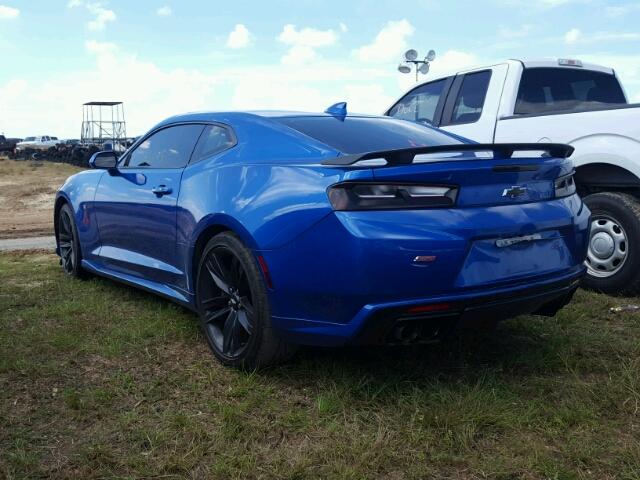 1G1FF1R74G0160500 - 2016 CHEVROLET CAMARO BLUE photo 3