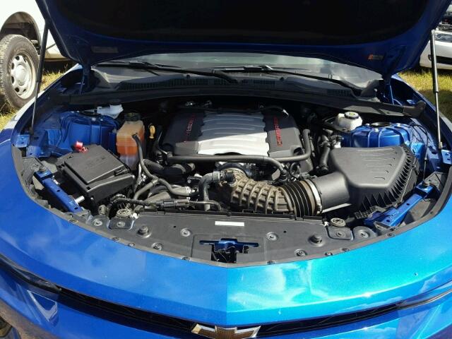 1G1FF1R74G0160500 - 2016 CHEVROLET CAMARO BLUE photo 7