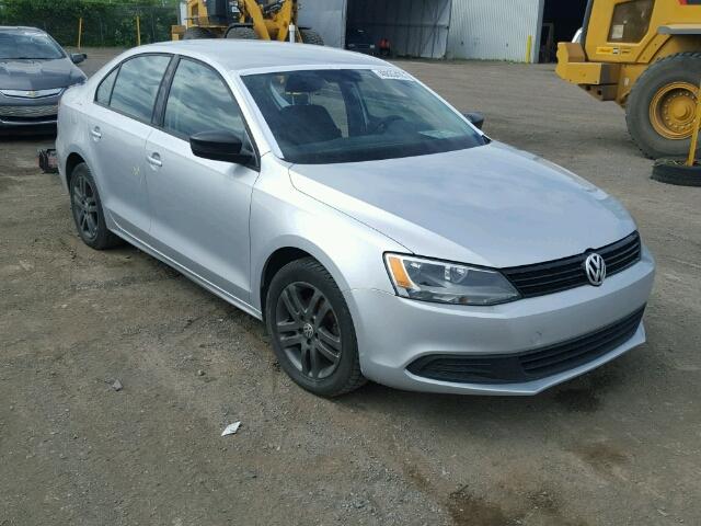 3VW2K7AJ7CM319123 - 2012 VOLKSWAGEN JETTA BASE 银色 照片 1