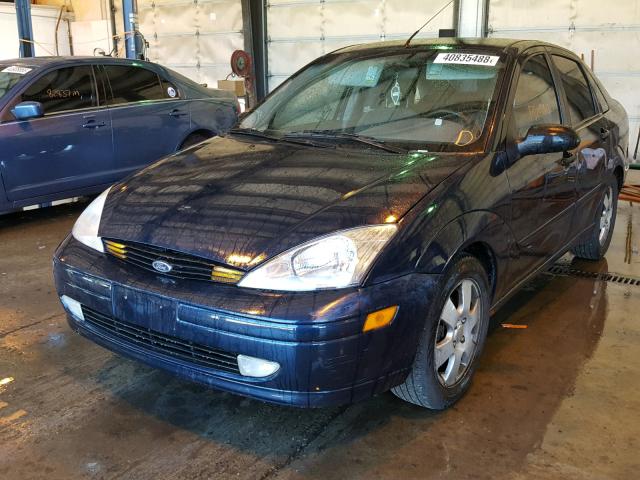 1FAFP38371W244951 - 2001 FORD FOCUS ZTS BLUE photo 2