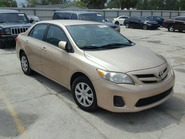 2T1BU4EE9BC711858 - 2011 TOYOTA COROLLA GOLD photo 1