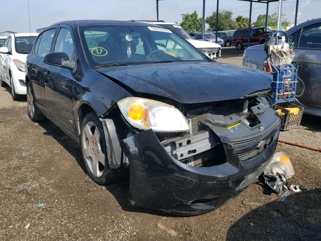 1G1AM58B767866010 - 2006 CHEVROLET COBALT SS BLACK photo 1