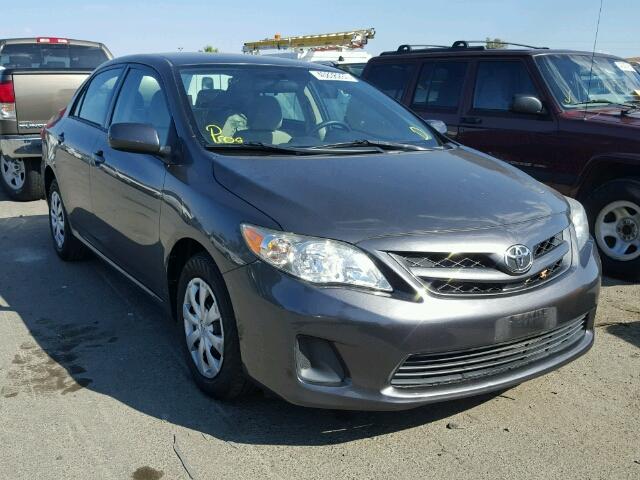 5YFBU4EE4CP035031 - 2012 TOYOTA COROLLA BA GRAY photo 1