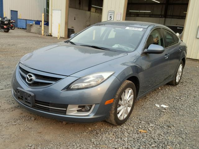 1YVHZ8DH9C5M10028 - 2012 MAZDA 6 I GREEN photo 2