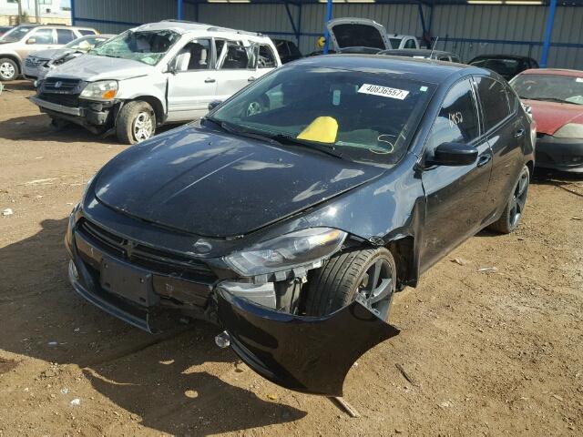 1C3CDFBB8ED775847 - 2014 DODGE DART SXT BLACK photo 2