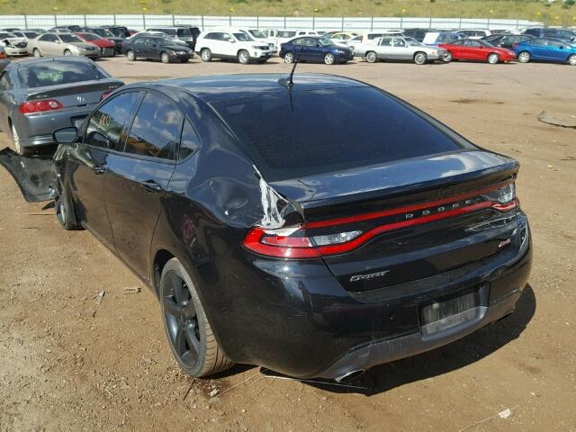 1C3CDFBB8ED775847 - 2014 DODGE DART SXT BLACK photo 3