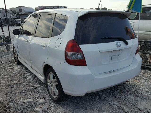 JHMGD38627S039893 - 2007 HONDA FIT S 白色 照片 3