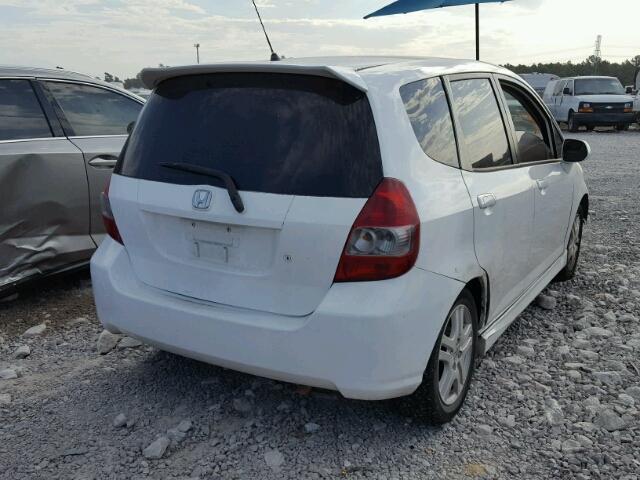 JHMGD38627S039893 - 2007 HONDA FIT S 白色 照片 4