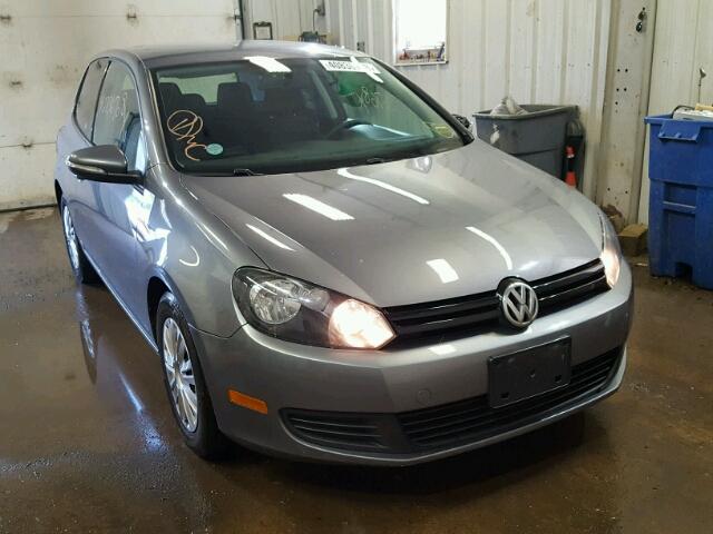WVWAB7AJ2CW097458 - 2012 VOLKSWAGEN GOLF GRAY photo 1