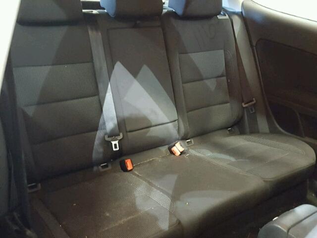 WVWAB7AJ2CW097458 - 2012 VOLKSWAGEN GOLF GRAY photo 6