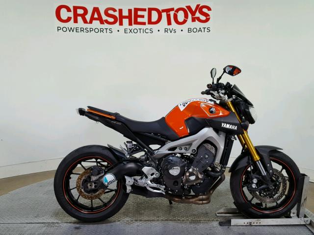 JYARN33E6EA002348 - 2014 YAMAHA FZ09 ORANGE photo 1