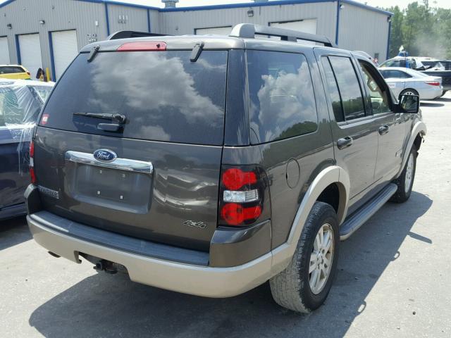 1FMEU74E48UA93307 - 2008 FORD EXPLORER E BROWN photo 4