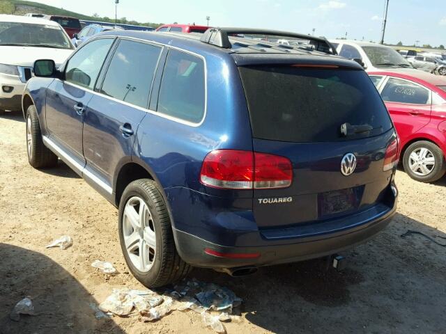 WVGCM77L64D043990 - 2004 VOLKSWAGEN TOUAREG BLUE photo 3