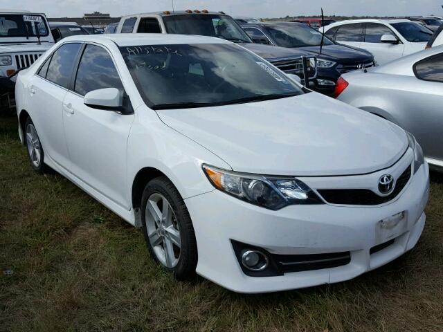 4T1BF1FK7DU237844 - 2013 TOYOTA CAMRY WHITE photo 1