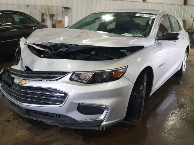 1G1ZC5ST1HF219540 - 2017 CHEVROLET MALIBU LS SILVER photo 2