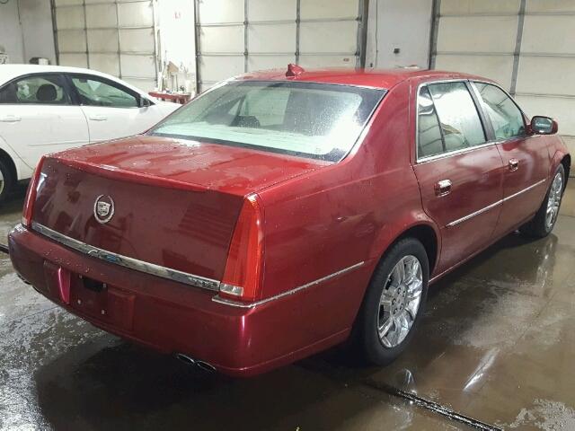 1G6KP5E90AU119754 - 2010 CADILLAC DTS PLATIN RED photo 4