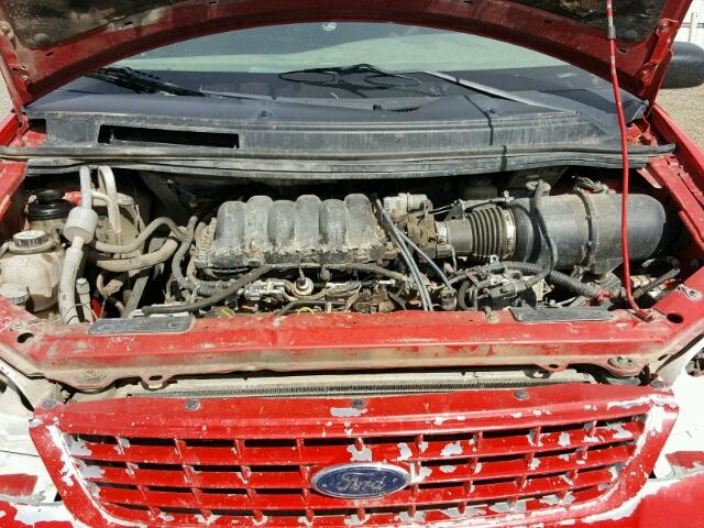 2FMZA51491BC04746 - 2001 FORD WINDSTAR L RED photo 7