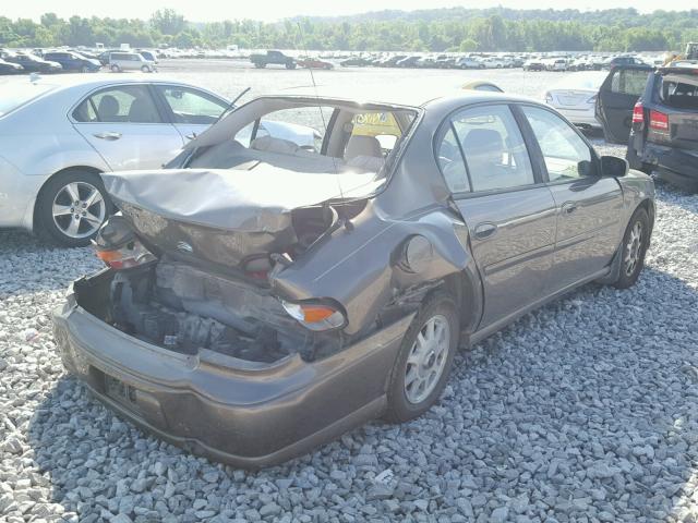 1G1NE52M1X6197135 - 1999 CHEVROLET MALIBU LS ყავისფერი ფოტო 4