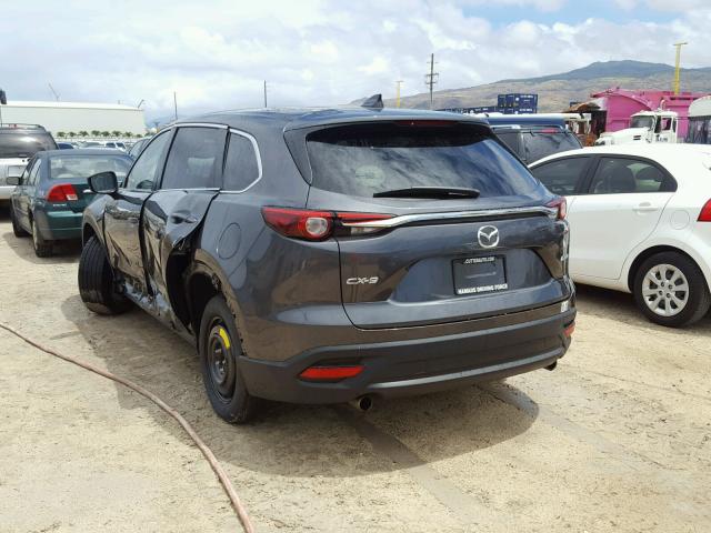 JM3TCABY0G0123926 - 2016 MAZDA CX-9 TOURI GRAY photo 3