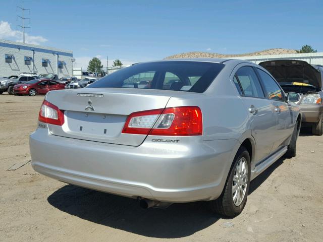 4A32B2FFXAE002625 - 2010 MITSUBISHI GALANT FE SILVER photo 4