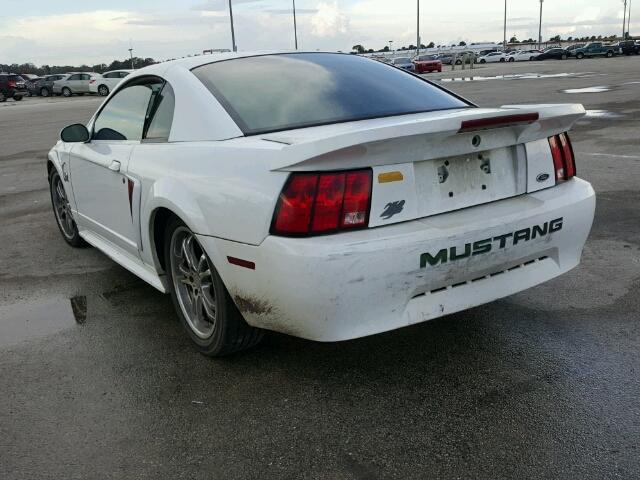 1FAFP4046YF252138 - 2000 FORD MUSTANG WHITE photo 3