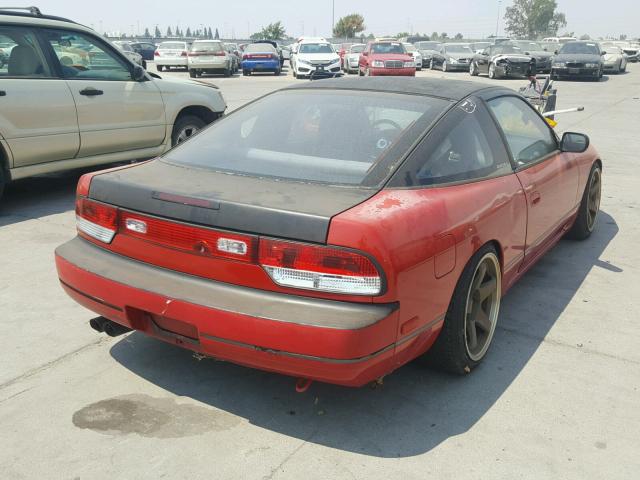 JN1MS36P3MW026471 - 1991 NISSAN 240SX BASE RED photo 4