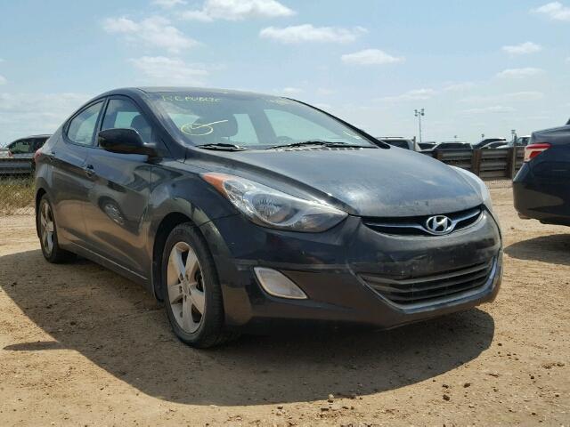 5NPDH4AE5DH402374 - 2013 HYUNDAI ELANTRA BLACK photo 1