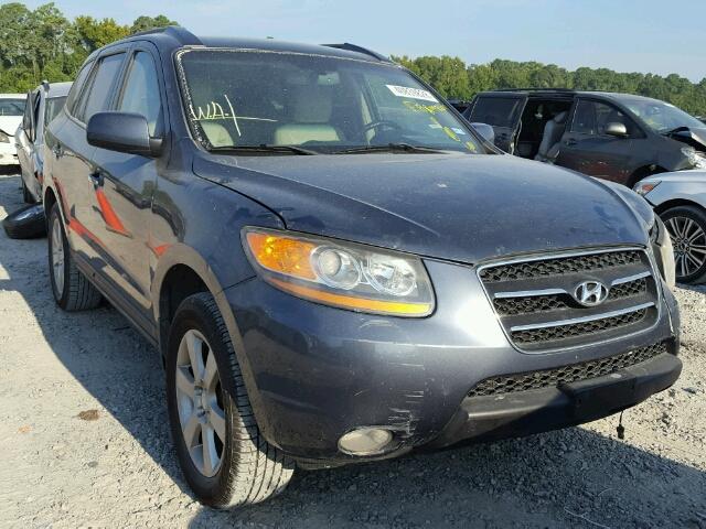 5NMSH13E68H200472 - 2008 HYUNDAI SANTA FE S GRAY photo 1