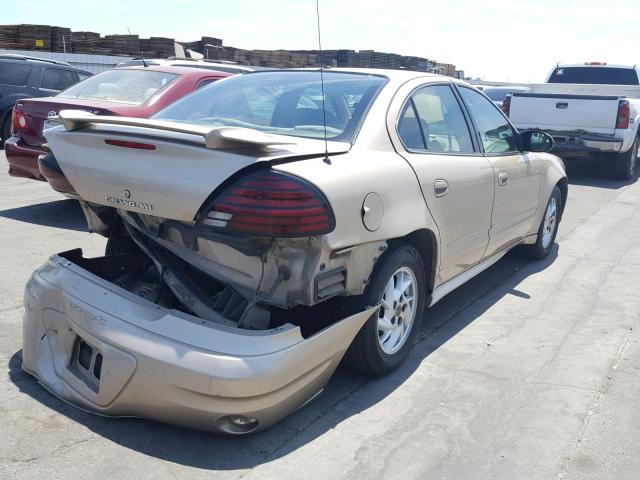 1G2NF52EX4M623185 - 2004 PONTIAC GRAND AM S Qəhvəyi foto 4