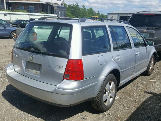 WVWSE61JX3W434464 - 2003 VOLKSWAGEN JETTA GLS SILVER photo 4