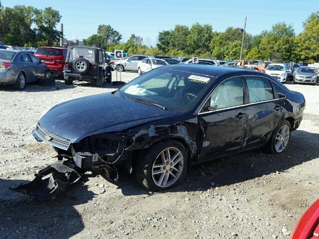 2G1WA5EK1A1105031 - 2010 CHEVROLET IMPALA BLUE photo 10