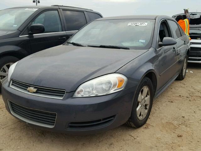 2G1WT57K491156283 - 2009 CHEVROLET IMPALA GRAY photo 2