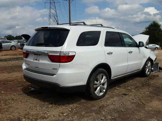 1C4RDHDGXDC679278 - 2013 DODGE DURANGO CR WHITE photo 4