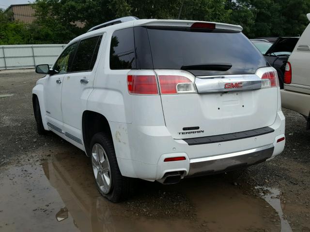 2GKALUEK6E6158441 - 2014 GMC TERRAIN DE WHITE photo 3