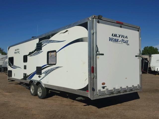 4X4TWPD21DB013716 - 2013 WILDWOOD TRAILER WHITE photo 3