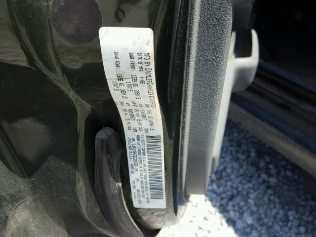 1J8HG48K66C324355 - 2006 JEEP COMMANDER GREEN photo 10