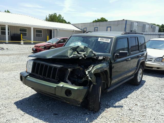 1J8HG48K66C324355 - 2006 JEEP COMMANDER GREEN photo 2