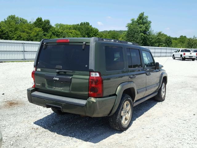 1J8HG48K66C324355 - 2006 JEEP COMMANDER GREEN photo 4