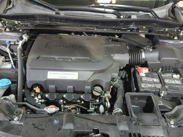 1HGCR3F86EA020628 - 2014 HONDA ACCORD EXL SILVER photo 7