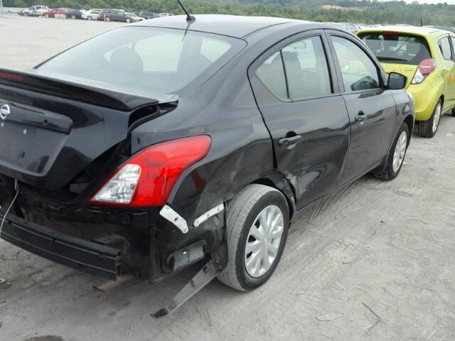 3N1CN7AP0HL828165 - 2017 NISSAN VERSA S BLACK photo 10