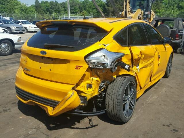 1FADP3L99FL365492 - 2015 FORD FOCUS ST YELLOW photo 4