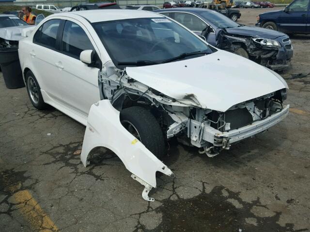 JA32U2FU4BU041843 - 2011 MITSUBISHI LANCER WHITE photo 1