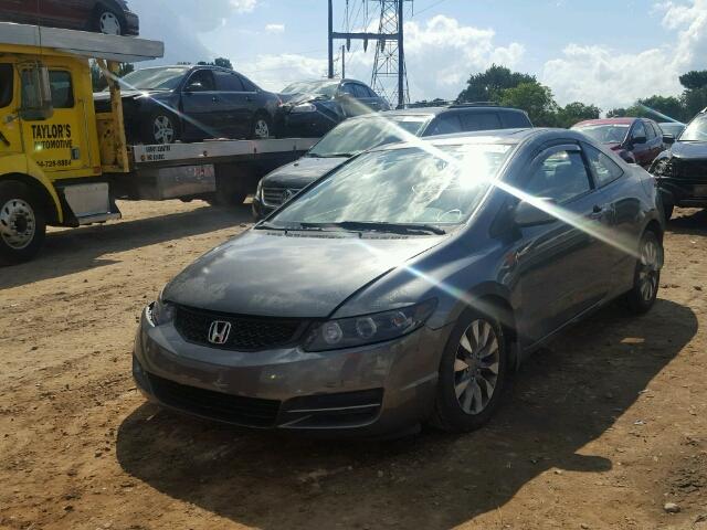 2HGFG118X9H503304 - 2009 HONDA CIVIC GRAY photo 2