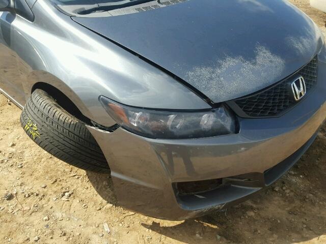 2HGFG118X9H503304 - 2009 HONDA CIVIC GRAY photo 9