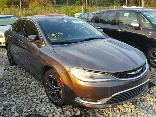 1C3CCCAB2FN689948 - 2015 CHRYSLER 200 CHARCOAL photo 1